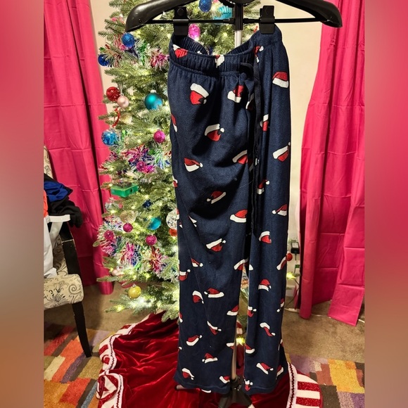 Festive Santa Hat Pajama Pants - Picture 3 of 4